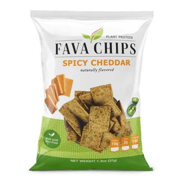 fava,bean,spicy,cheddar,nacho,chip,cracker,healthy,low,carb,diet,protein,plant